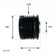 Sistem roata libera, generator MERCEDES A, Klasa B, Vaneo, MITSUBISHI Colt, SMART Forfour. 121540102