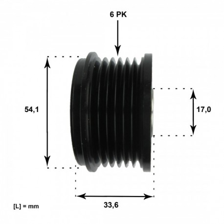 Sistem roata libera, generator CITROEN, FIAT, FORD, LANCIA, LAND ROVER, MINI, PEUGEOT, VOLVO. 30667687
