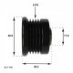 Sistem roata libera, generator MITSUBISHI, NISSAN, OPEL, RENAULT, VOLVO. 2315100Q0A