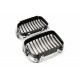 ATRACTOR CAPOT MOTOR carcasă cromată cu o singură bandă, dungi negre BMW 3 E46 51138208490