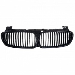 BMW 7 E65/E66 2006-2008 atașamente negre lucioase (set de 2 buc)