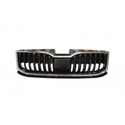 GRILĂ FRONTALĂ OCTAVIA III 18-21 + ORNAMENT 5E0853653C/CHROM