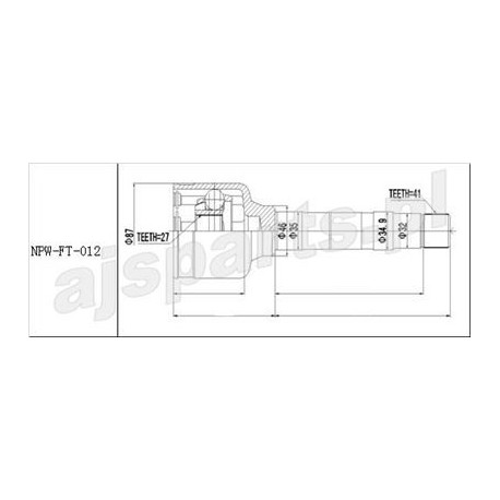 ARTICULAȚIE INTERIOARĂ DREAPTA BOXER JUMPER 2.2 HDI 46308391