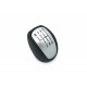 Maneta schimbătorului de viteze RENAULT Laguna III 328650008R 6B silver/matt black numere piele 328650008R