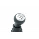 Buton schimbător de viteze cu clopot PEUGEOT 207 307 308 2603CV 5B cifre negre cromate 2603CV