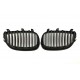 BMW 5 E60 2003.07 - Grilă față, negru mat (set de 2)