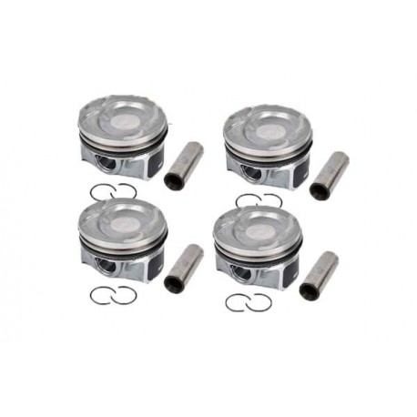 PISTON FABIA III VW BEETLE CC GOLF JETTA PASSAT POLO SHARAN SCIROCCO TIGUAN TOURAN AUDI A1 SEAT ALTEA IBIZA 1.4 BENZ. (4 PCS.)