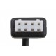 SET SENZORI DE PARCARE UNIVERSAL:/8 SENZORI DE CULOARE NEAGRĂ, AFIȘAJ DIGITAL LCD CU BUZZER INCORPORAT, UNITATE DE CONTROL,