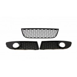 VW Polo 2005.04- GTI grilă bara de protecție 3pc. (centrală+exterioară)
