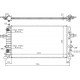 RADIATOR MOTOR AT OPEL ASTRA H 1.4 1.6 04 1300285