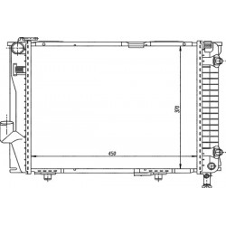 RADIATOR MOTOR FĂRĂ AC MB W124 2.6-3.2 85 1245001403