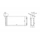 RADIATOR ÎNCĂLZIRE FĂRĂ AC VW T4 90 701819031A