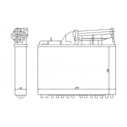 ÎNCĂLZITOR BMW E34 1.8-4.0 2.5TD 88-97 64 11 1 384 325