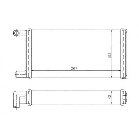 ÎNCĂLZITOR MERCEDES-BENZ 601 602 2.3-3.0D 96 28356201