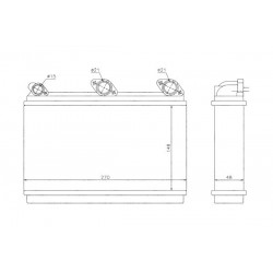 RADIATOR ÎNCĂLZITOR BMW E31 E32 E34 1.8-5.5 2.5TD 86-99 1374365