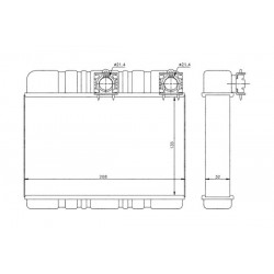 RADIATOR ÎNCĂLZITOR BMW E46 1.6-3.0D 98 8372783
