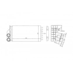 Radiator de încălzire CITROEN C4, PEUGEOT 307 1.4-2.0 02 6448N5