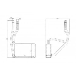 RADIATOR AEROTERMĂ FORD FIESTA FUSION TOATE MODELELE 01 DD10-61-A10