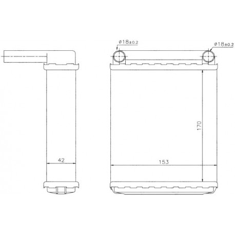 RADiATOR DE ÎNCĂLZIRE MB SPRINTER TOATE MODELELE 95-06 0038353501