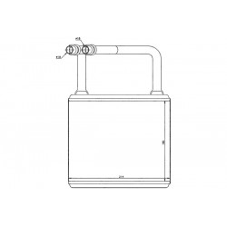 RADiATOR DE ÎNCĂLZIRE MB W211 C219 02 2118300361