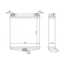 RADiATOR DE ÎNCĂLZIRE MB W126 2.6-5.6 80-90 0028353401