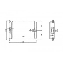 ÎNCĂLZITOR MERCEDES-BENZ W140 2.8-6.0 3.0-3.5TD C140 91-99 1408300761