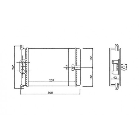 ÎNCĂLZITOR MERCEDES-BENZ W140 2.8-6.0 3.0-3.5TD C140 91-99 1408300761