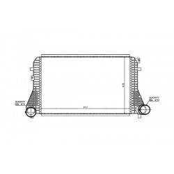 INTERCOOLER AUDI A3, VW GOLF TOURAN CADDY TOATE 03 3C0145805G