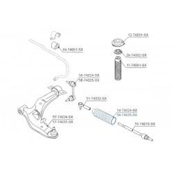 PROTECTOR CREMALIERĂ DIRECȚIE NISSAN MAXIMA V (A33) 00 482045Y025