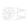 VENTILATOR RADIATOR VW POLO BORA LUPO GOLF, AUDI A3 00 1J0121207L
