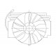 VENTILATOR RADIATOR BMW E53 3.0I 24V 00-06 64546906106