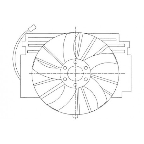 VENTILATOR RADIATOR BMW E53 3.0I 24V 00-06 64546906106