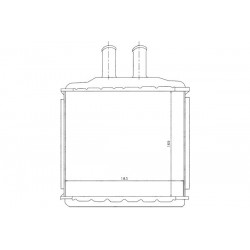 Radiator încălzire Chevrolet Lacetti Nubira All 03 96554446