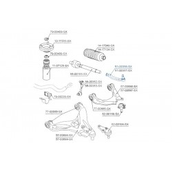 Cap de bară stânga MITSUBISHI PAJERO IV 06 4422A037