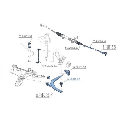 Pivot basculă PEUGEOT 406 405 95 605 89 96233739