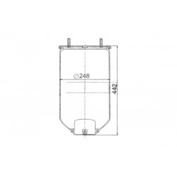 Perna pneumatică SAF CF153268