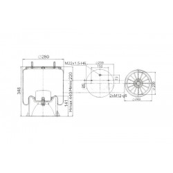 Perna de aer SAF 4284300600