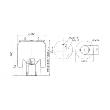 Pernă de aer ROR CF1526033