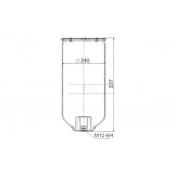 Perna pneumatică SCHMITZ, WEWELER US06285S