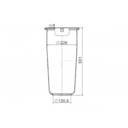 Perna pneumatică MAN TGA 81436000151