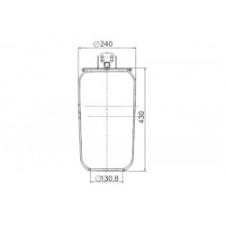 Perna pneumatică VOLVO FM FH 9 12 16 20531984