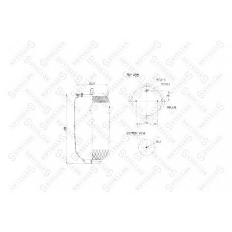 Perna pneumatică SCHMITZ 016512