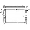 RADIATOR MOTOR FĂRĂ AC DAEWOO NEXIA 1.5I 94-98 96144847