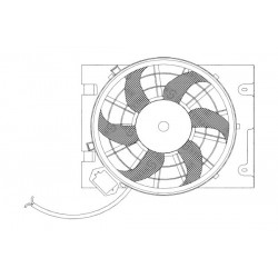 VENTILATOR RADIATOR OPEL ASTRA ZAFIRA 2.0I T 2.2I 1.7CDTI-2.2DTI 99 24431829