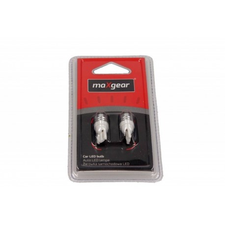 Bec LED 12V 5W (cu carcasă din sticlă) alb blister 2 bucăți