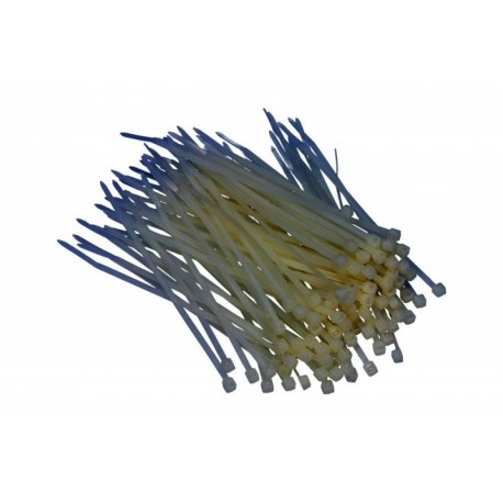 Colier de plastic 3x120 (1 pachet 100 buc) alb