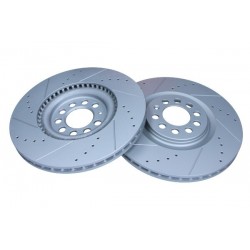 Disc de frână față VW Golf 4 A3 312x25 perforat și canelat