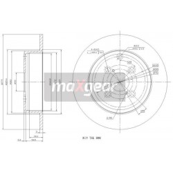 Disc frână spate TOYOTA COROLLA 02- 08A33711