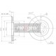 Disc frână față VW GOLF GTI 1H0615301A