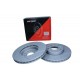 Disc de frână față VW GOLF 5 A3 OCTAVIA CADDY TOURAN 288x25 perforat și canelat